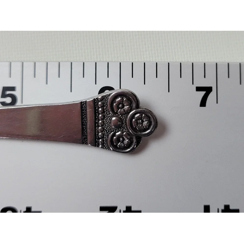 National Stainless Costa Mesa Teaspoons Set of 4 Japan Floral Scroll Vintage